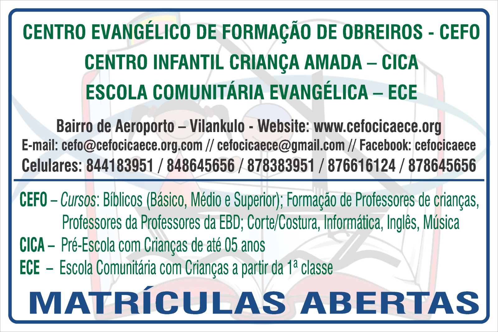 Inscrições Abertas 2025